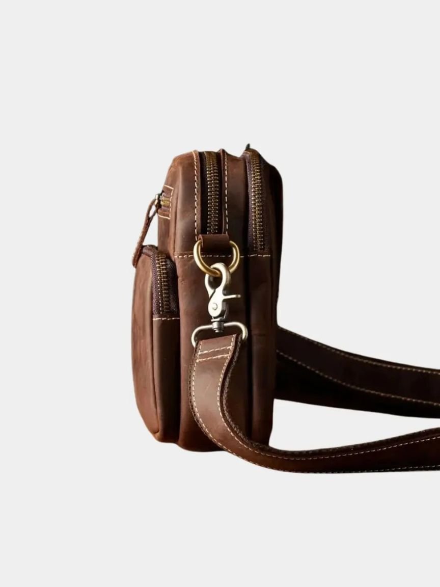 Rene™ - Retro Skórzana Torebka na Ramię