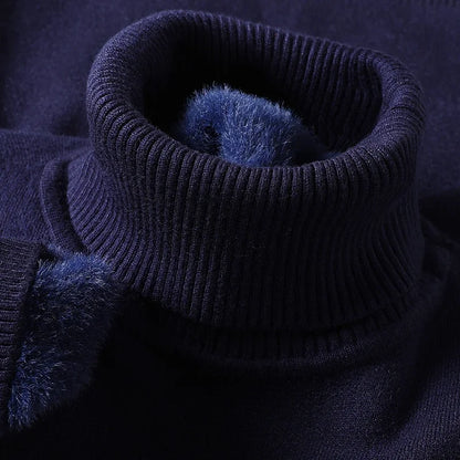 ARLO - Sweter z wełny merino z wysokim kołnierzem