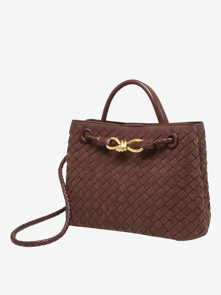 Malia | Kompaktowa Torba Woven z Regulowanym Paskiem