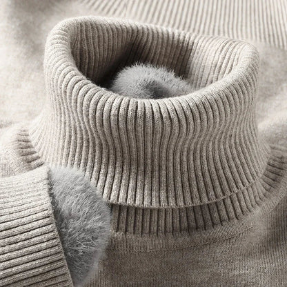 ARLO - Sweter z wełny merino z wysokim kołnierzem