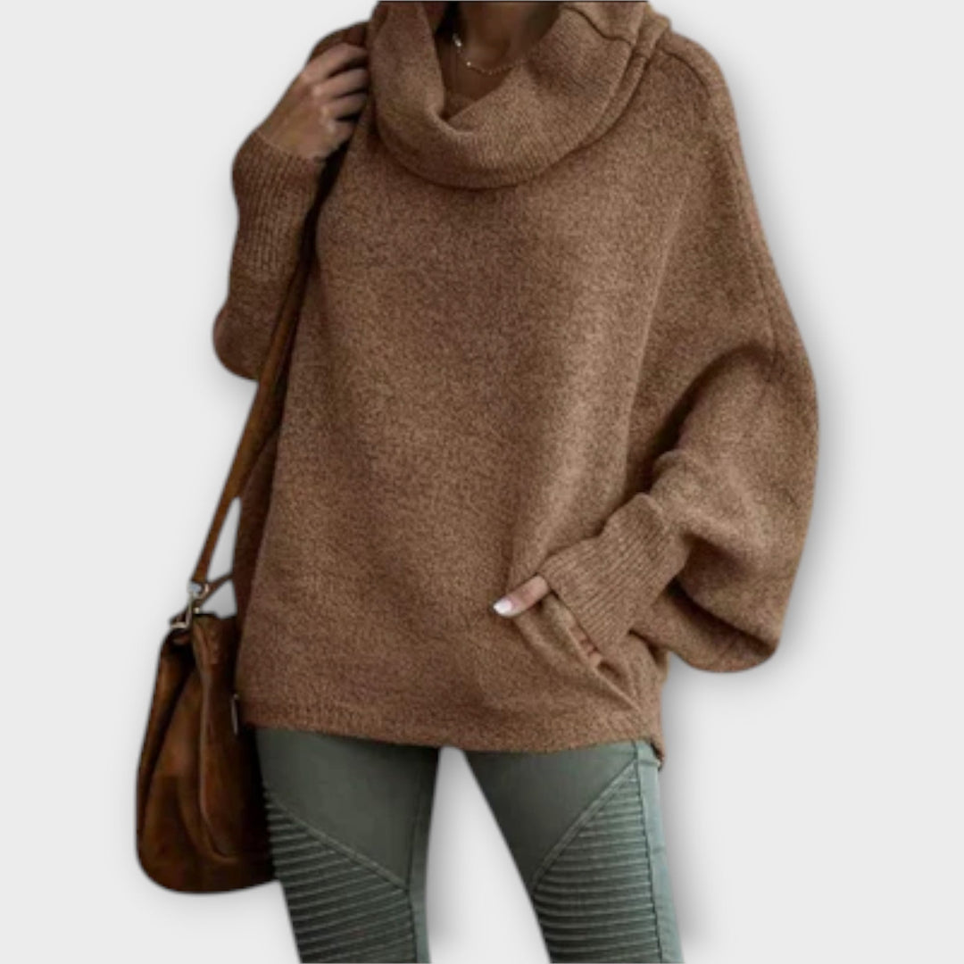 Ulrike - Elegancki sweter damski w stylu żółwia