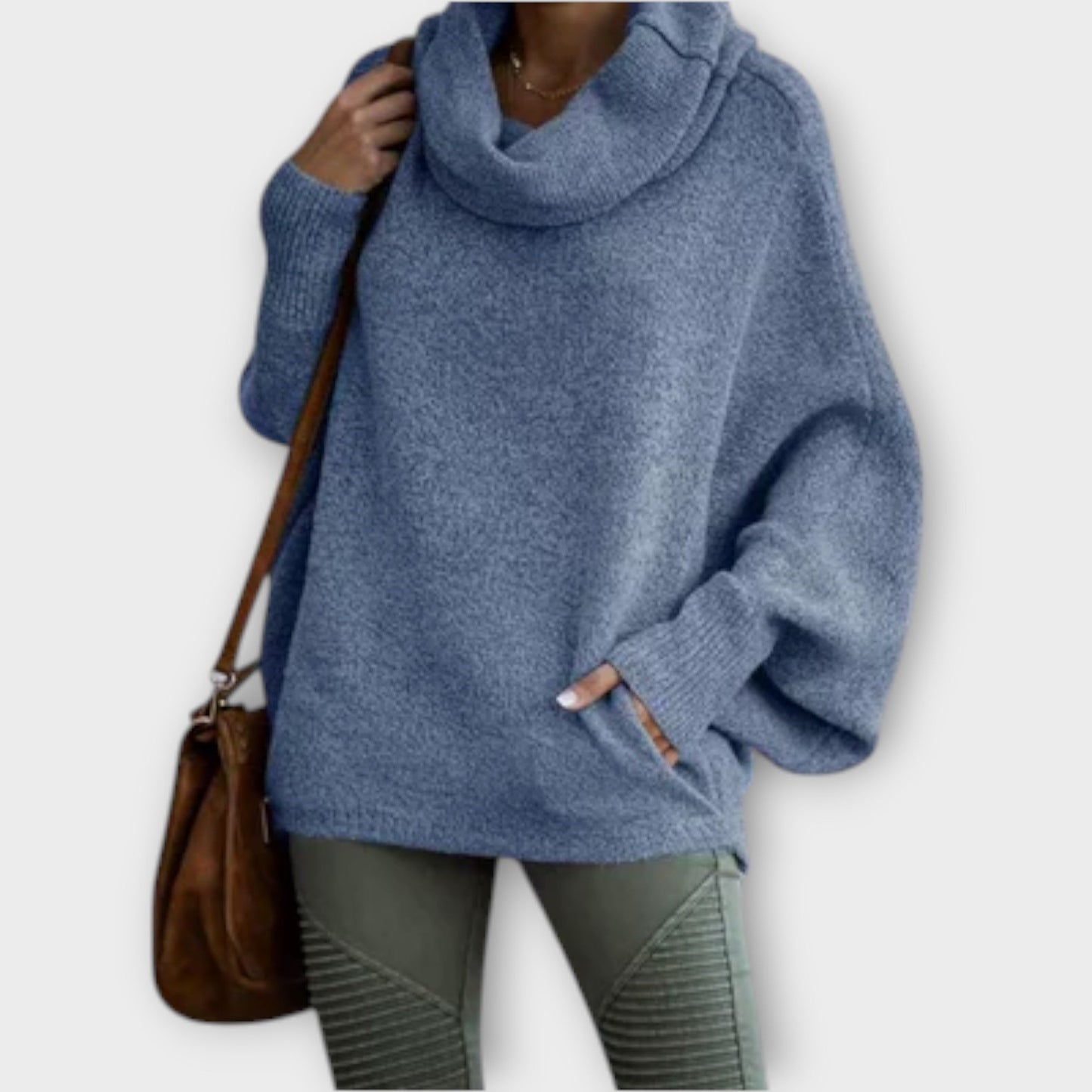Ulrike - Elegancki sweter damski w stylu żółwia