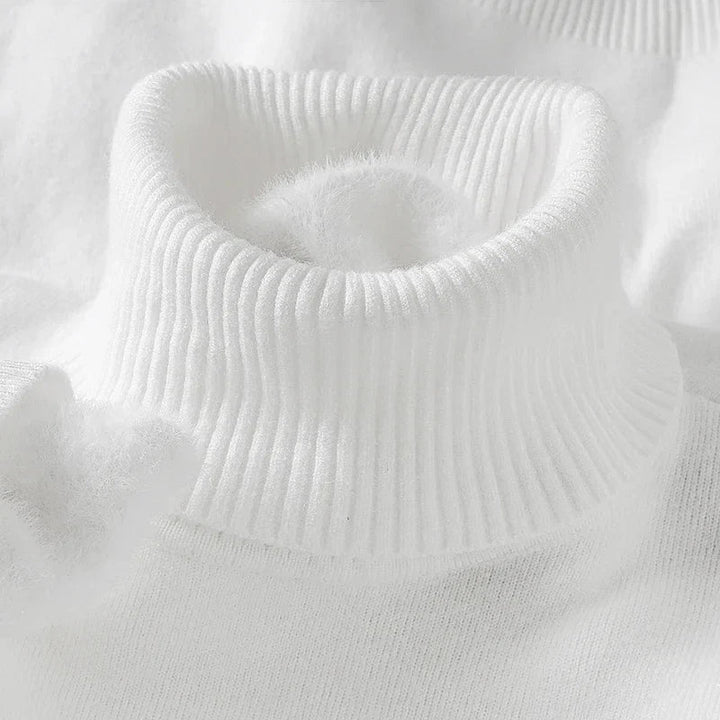 ARLO - Sweter z wełny merino z wysokim kołnierzem