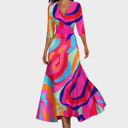 Emily - Elegancka, Zwiewna Sukienka Maxi