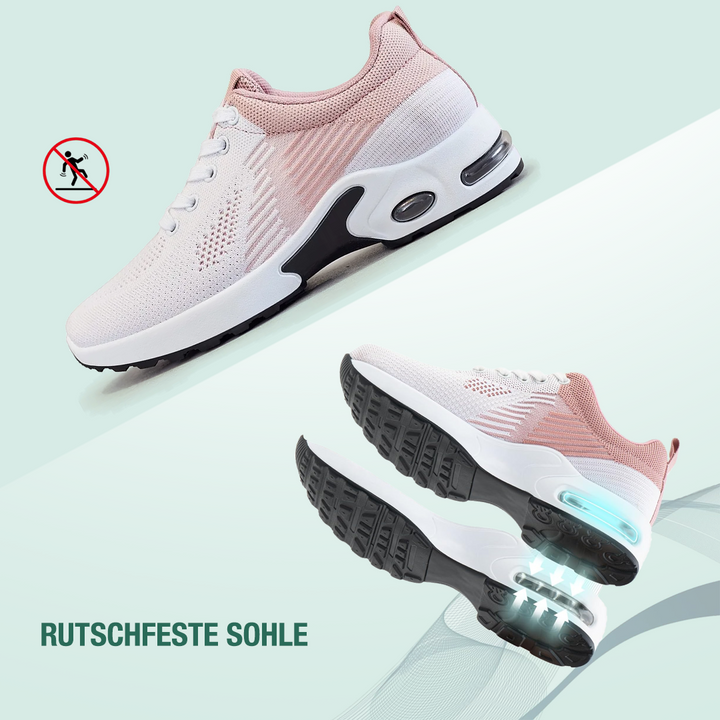 WalkMora Ortopedyczne Buty - Białe z Różowym Akcentem