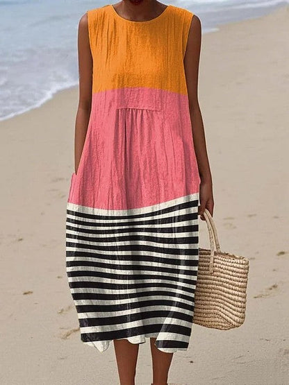 Wania - Sukienka Color Block