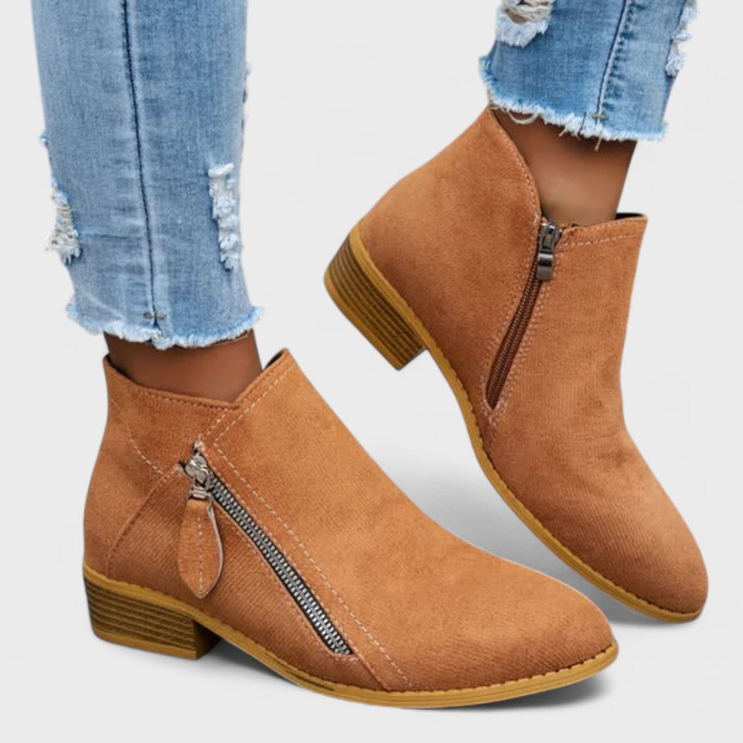Celina - Vintage klasyczne botki