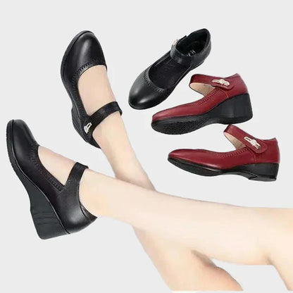 Lydia – Eleganckie wygodne buty na średnim obcasie