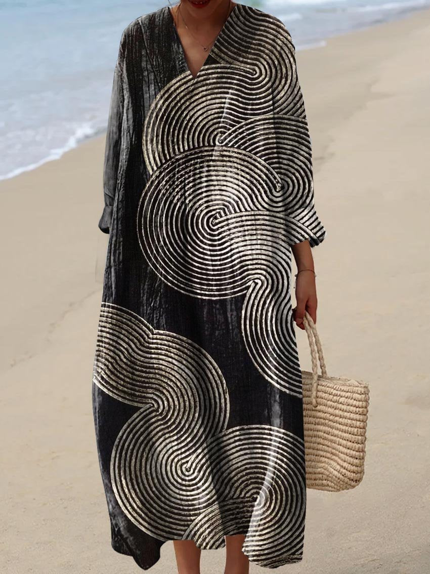 Lara - Sukienka w Stylu Boho Patchwork