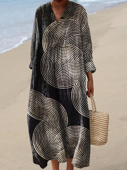 Lara - Sukienka w Stylu Boho Patchwork