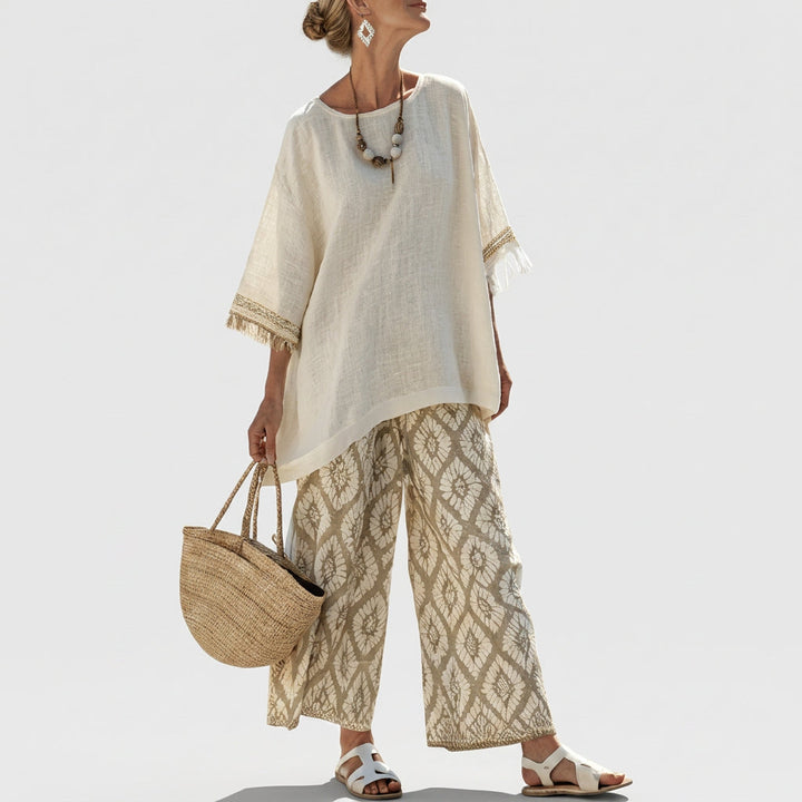Eduarda - Elegancki Zestaw Boho Chic