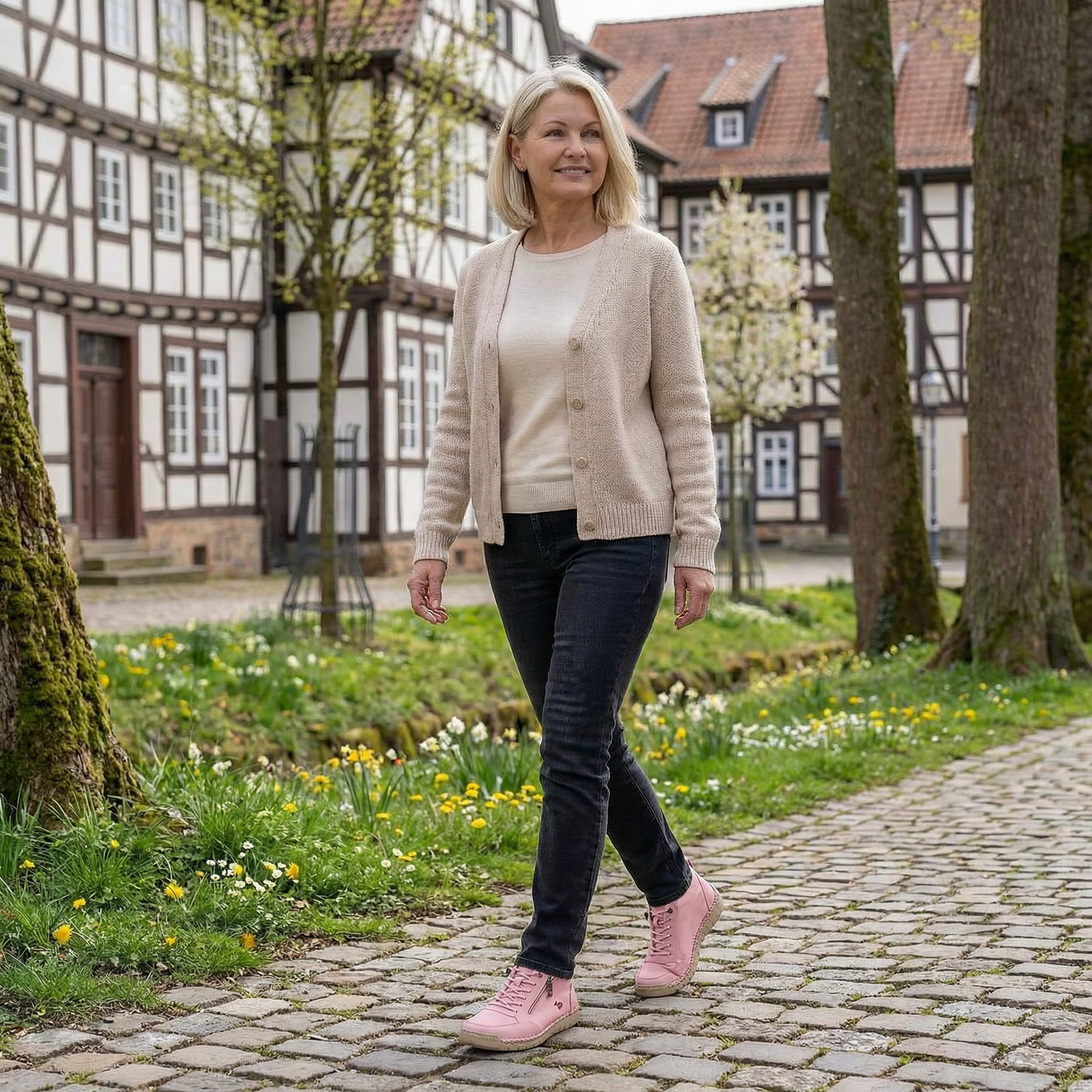 Mila – Wygodne ortopedyczne sneakersy z zamkiem błyskawicznym