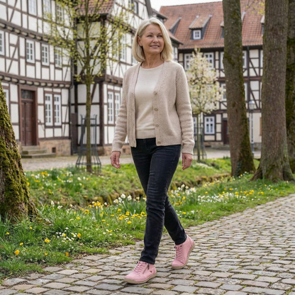 Mila – Wygodne ortopedyczne sneakersy z zamkiem błyskawicznym