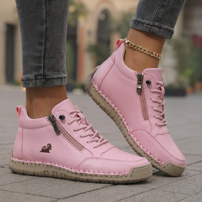Mila – Wygodne ortopedyczne sneakersy z zamkiem błyskawicznym