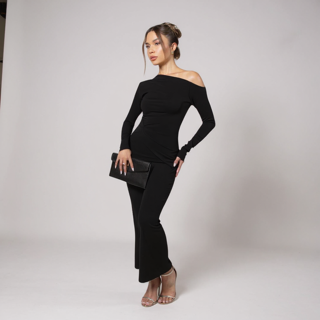 Teresa - Brokatowa Sukienka Maxi